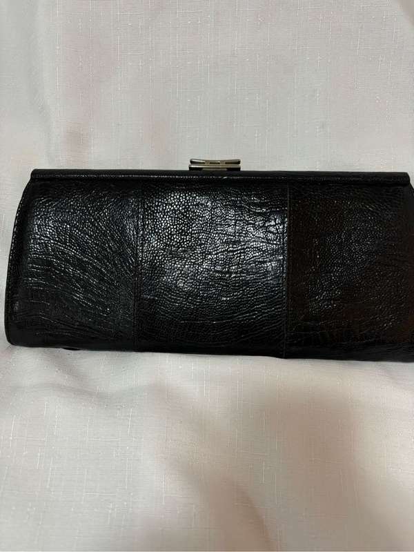 Crocodile Clutch Bag Cape Cobra Vintage Genuine Leather Vintage Good Condition