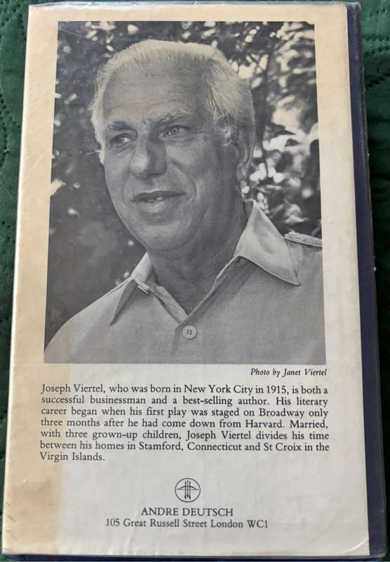 Life Lines by Joseph Viertel 1st Edition 1982 Hardcover Collectable