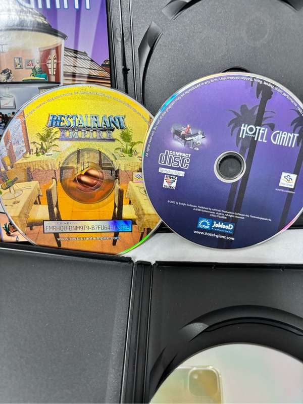 PC DVD and CD Games Combo Zoo Tycoon , Simulator Collection , Hotel Giant