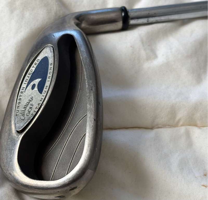Callaway Hawkeye 9 Iron Tungsten Injected Titanium Iron