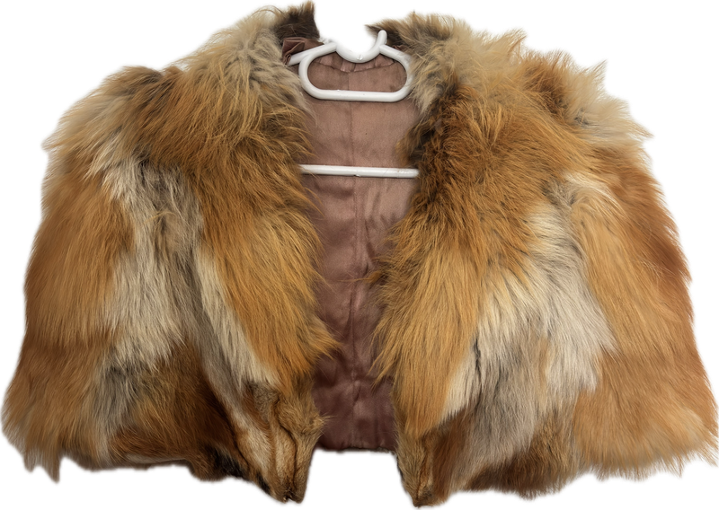 Genuine Fox Fur Ladies Jacket Coat Rare 40cm x 60cm