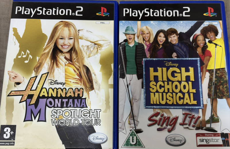PS2 High School Musical Sing It, Hannah Montana & bonus HSM movie