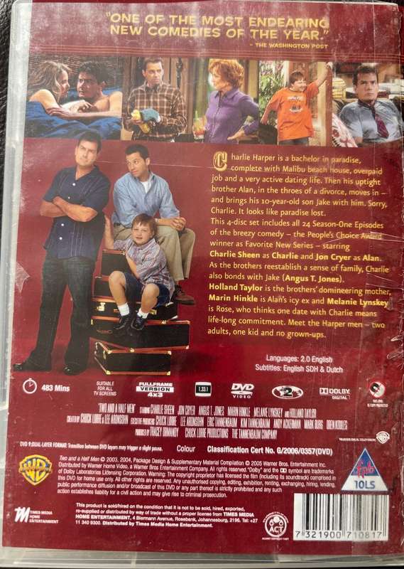 TV Series x 2 Friends season 8 & Two and a Half Men 1st Season