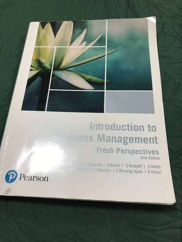 Introduction to Business Management: Fresh Perspectives 2nd Edition Pearson