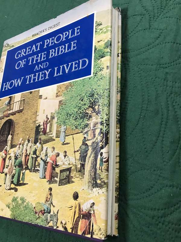 GREAT PEOPLE OF THE BIBLE AND HOW THEY LIVED 1974 Hardcover