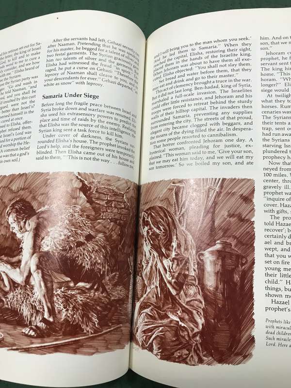 GREAT PEOPLE OF THE BIBLE AND HOW THEY LIVED 1974 Hardcover
