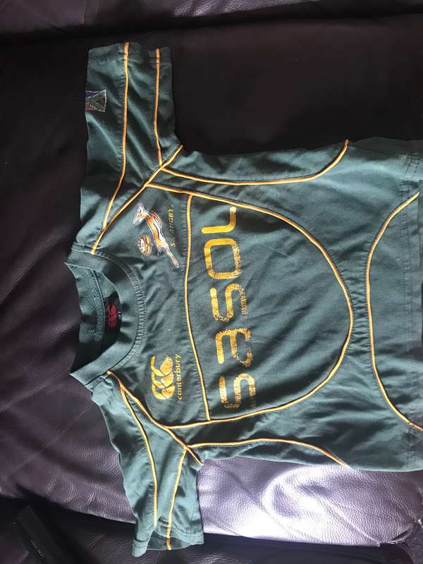 2 year old Canterbury Sasol SA Rugby  Jersey