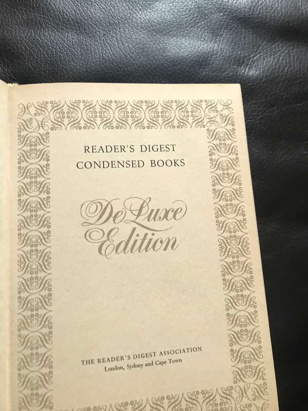 READER'S DIGEST CONDENSED . A RIVER RAN OUT OF EDEN, SEVEN DAYS IN MAY, QUEEN MARY, STAR-RAKER 1st e
