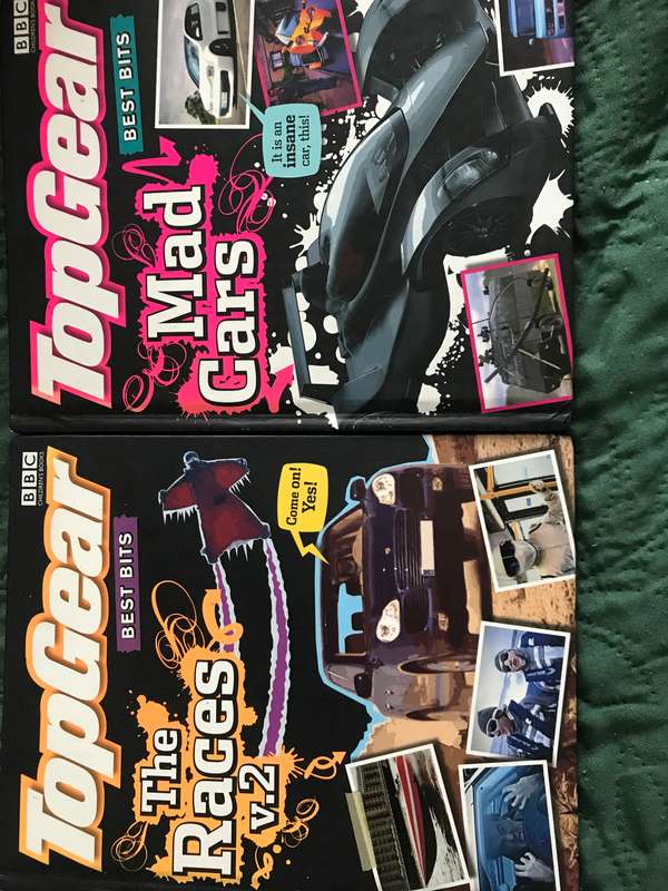 2x TOP GEAR CAR SERIES The Best Bits - BOOKS