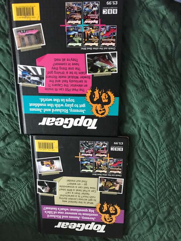2x TOP GEAR CAR SERIES The Best Bits - BOOKS