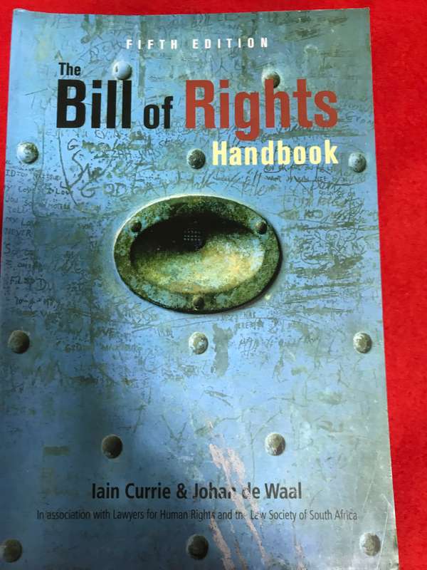 The Bill of Rights Handbook 5th edition Iain Currie and Johan de Waal