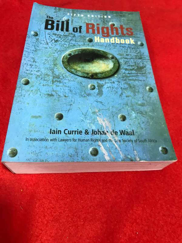 The Bill of Rights Handbook 5th edition Iain Currie and Johan de Waal