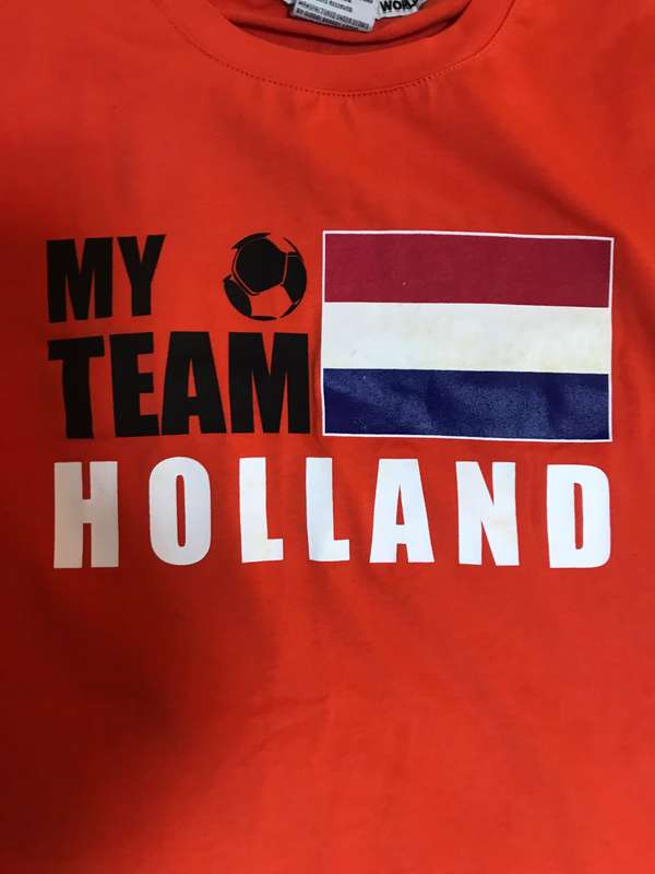 World Cup 2010 soccer Holland T Shirt orange New