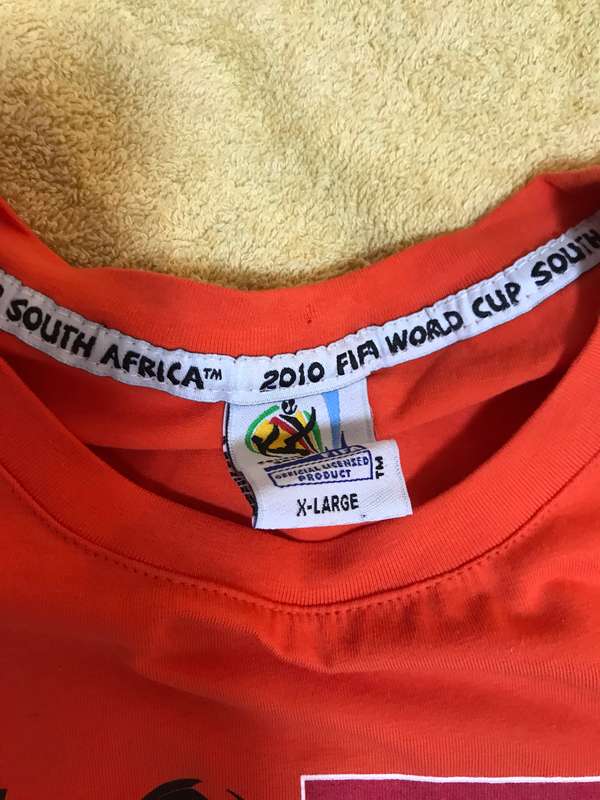 World Cup 2010 soccer Holland T Shirt orange New