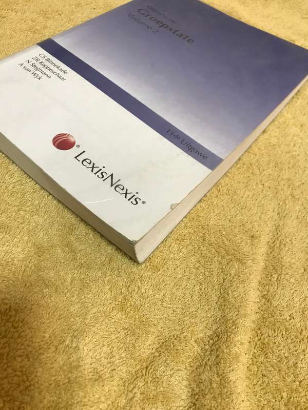 Groepstate volume 2 Cilliers en mans LexisNexis 11de uitgawe