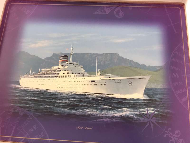 Safmarine Golden Jubilee (1946-1996) 6 place mats inside Box