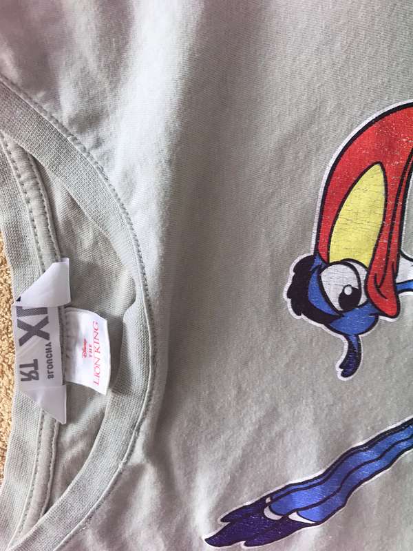 Disney Men Tee shirt green XL