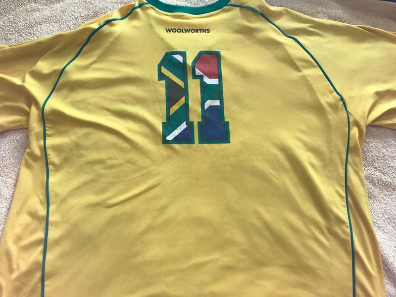 South-Africa tee-shirt size 2XL Woolworth nr 11 at back