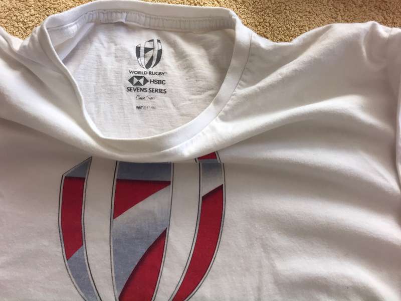 World Rugby HDBC Sevens Series Cape Town size Medium White long sleeve