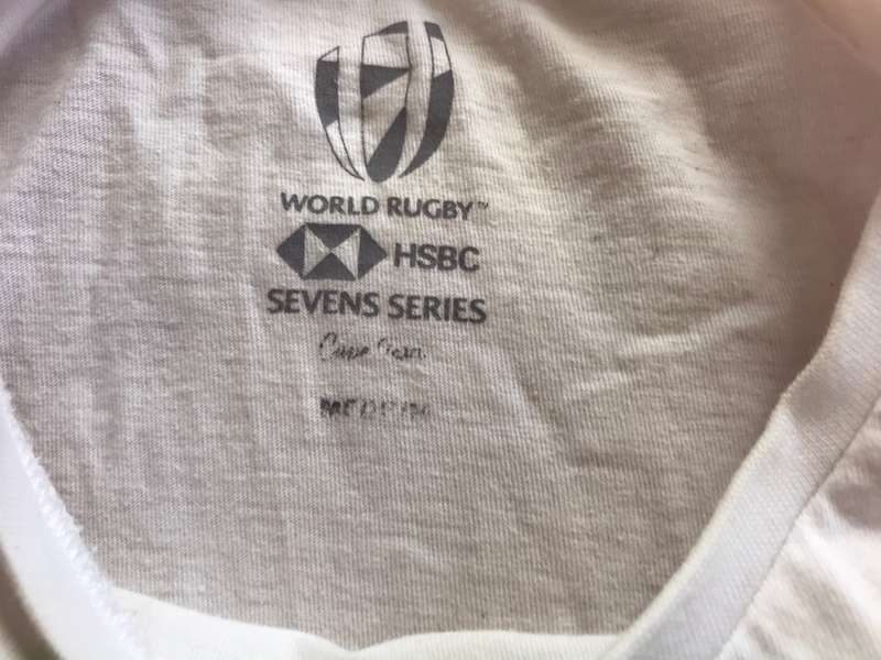 World Rugby HDBC Sevens Series Cape Town size Medium White long sleeve