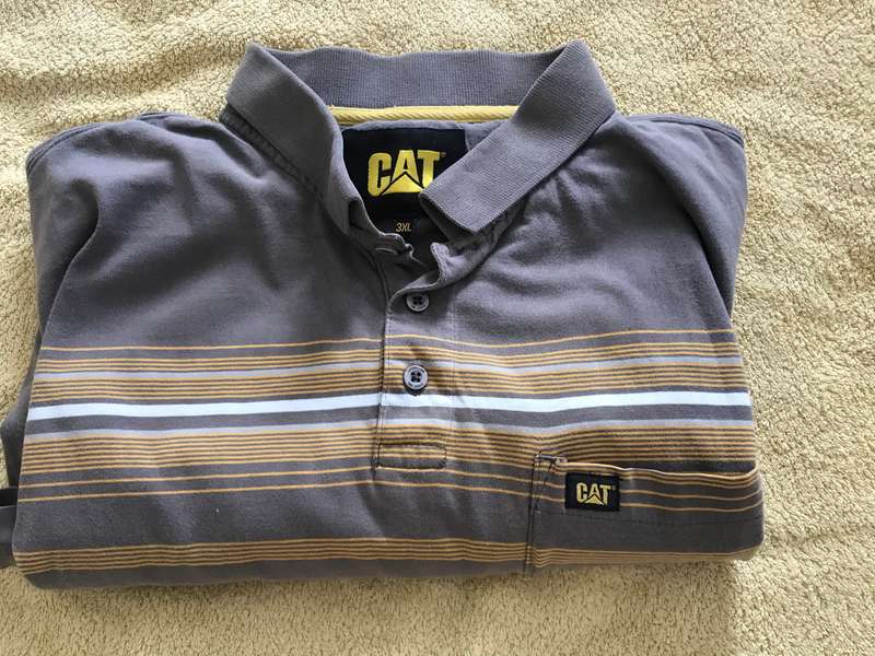 CAT short sleeve Polo shirt size 3XL