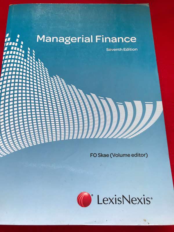 Managerial Finance 7th edition LexisNexis