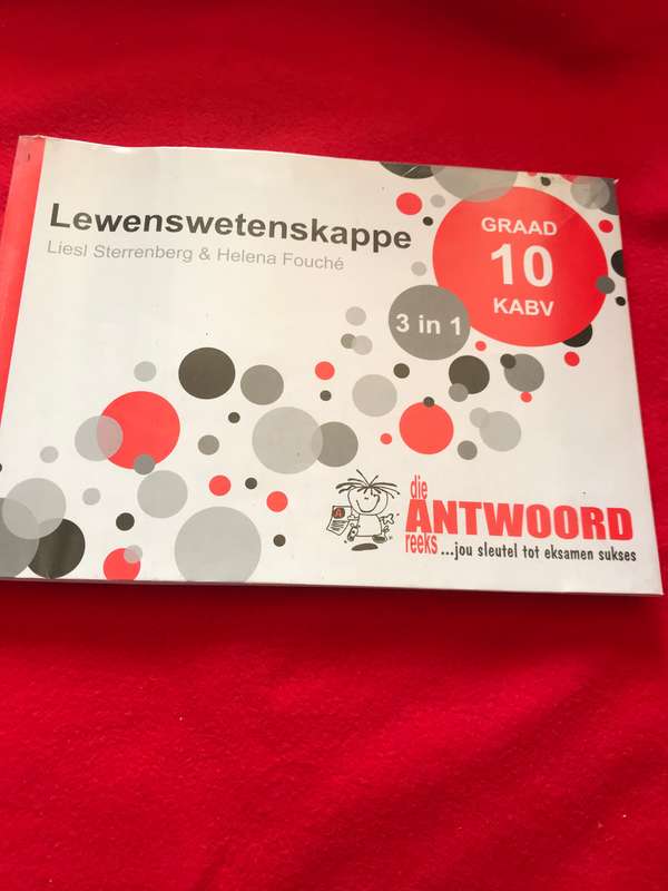 Graad 10: Antwoordreeks Lewenswetenskappe
