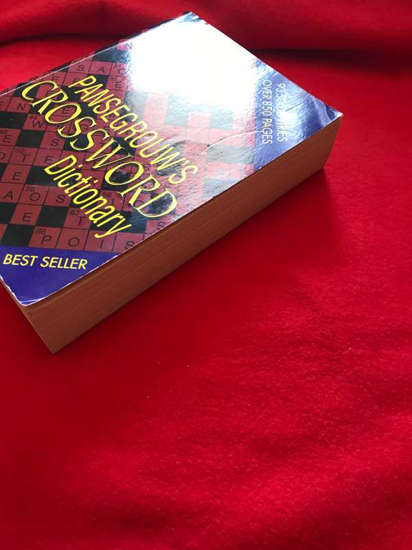Pansegrouw's Crossword Dictionary Book by L.L. Pansegrouw