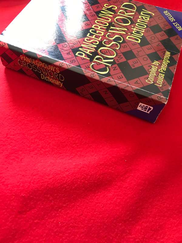 Pansegrouw's Crossword Dictionary Book by L.L. Pansegrouw