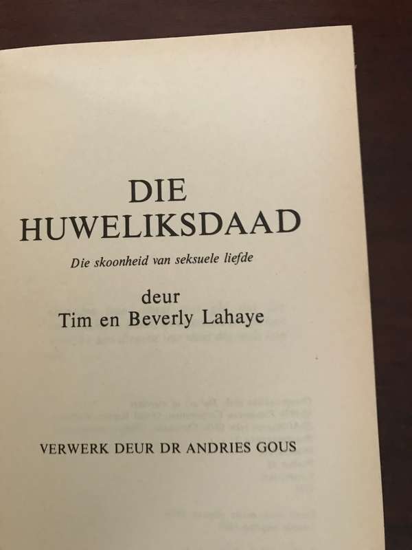Die Huweliks-daad by Tim en Beverley LaHaye