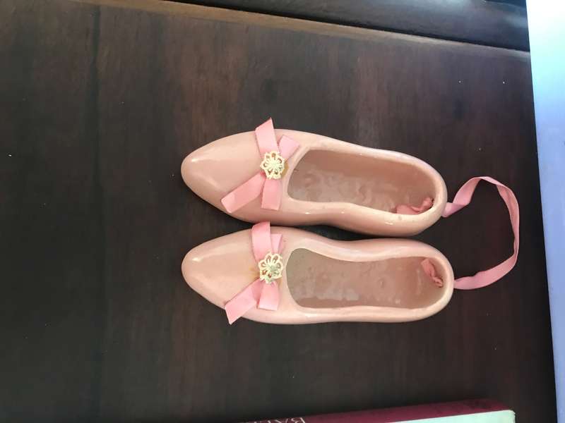 Ballerina  Lot of 3: Lavender wall art, ballerina decoshoes, Royal Academy of Dancing book