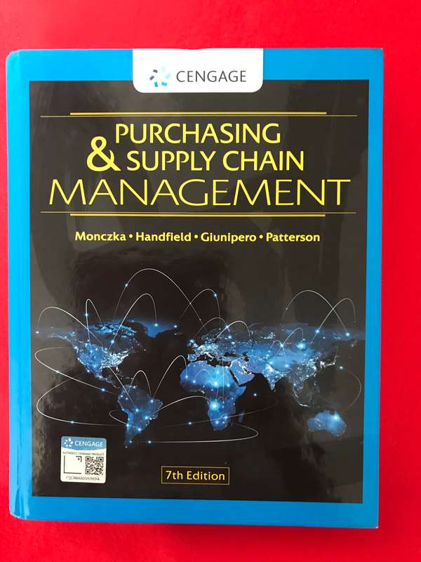 Purchasing And Supply Chain Management (Hardcover, 7th Edition)