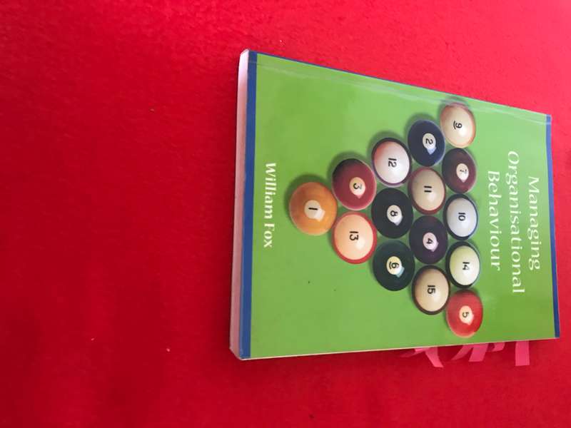 Managing Organisational Behaviour - Softcover Fox, William
