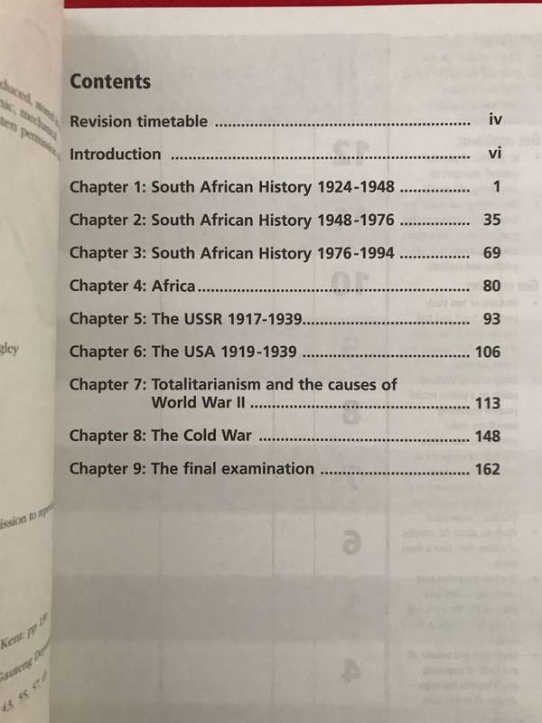 Grade 12: X KIT History