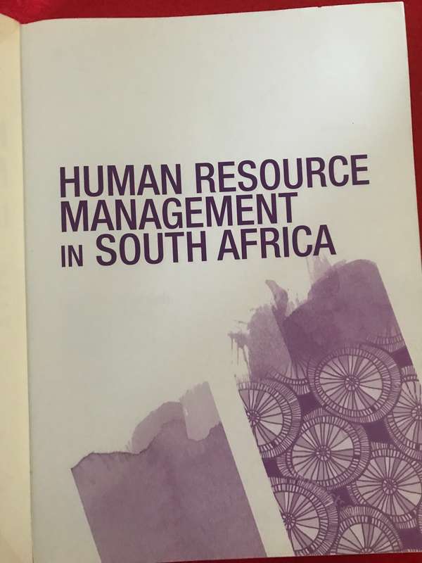 HUMAN RESOURCE MANAGEMENT IN SA 6th edition Surette Warnich