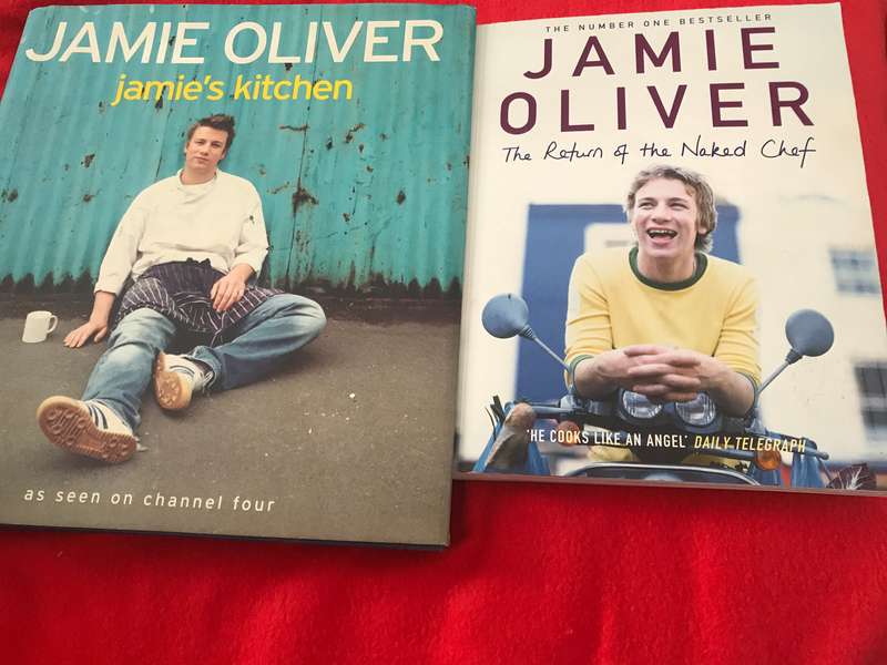 Jamie Oliver Lot 2 Cook books as seen on TV