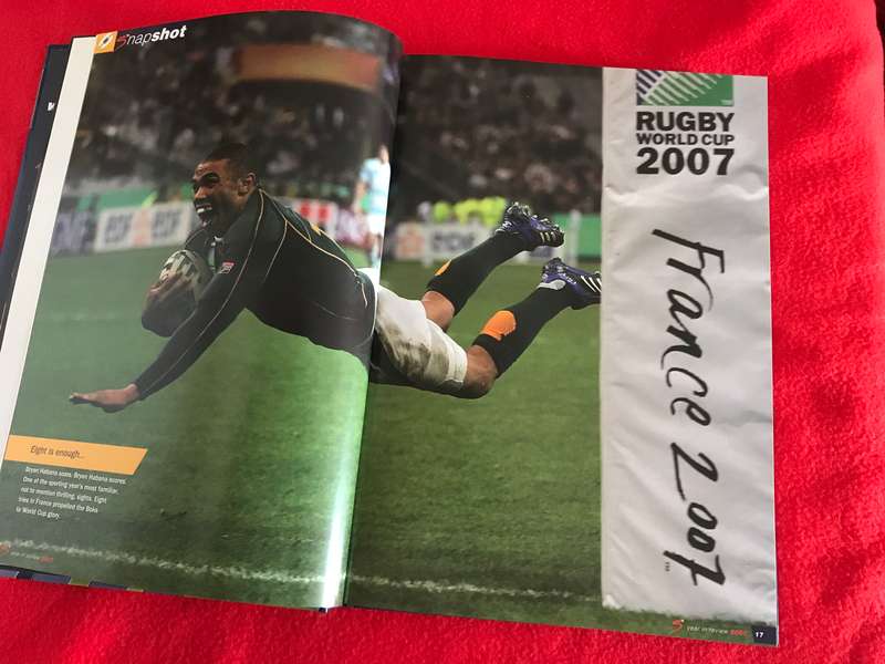 Limited Edition world of champions 2007 year in review (signed by bok squa)and FREE Jake White book