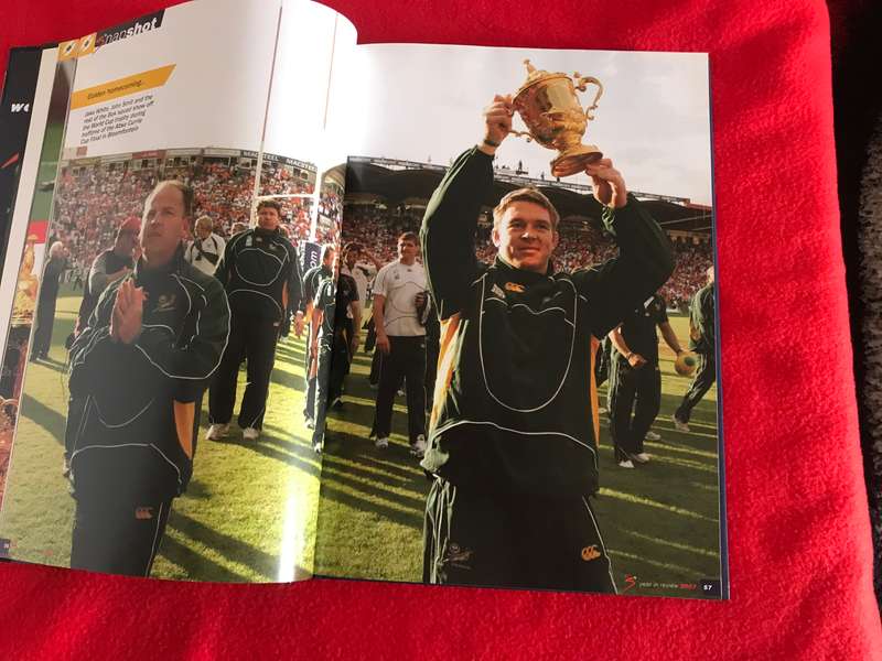 Limited Edition world of champions 2007 year in review (signed by bok squa)and FREE Jake White book