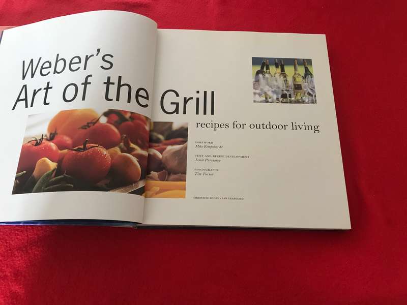 Weber's Art of the Grill: Recipes for Outdoor Living, Jamie Purviance, Vintage 1990s
