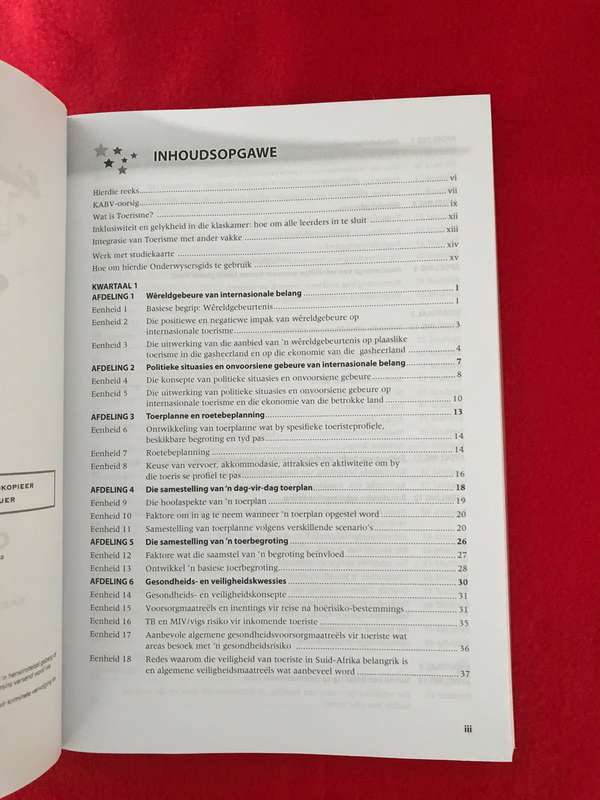 Graad 12: Onderwysersgids Topklas Toerisme