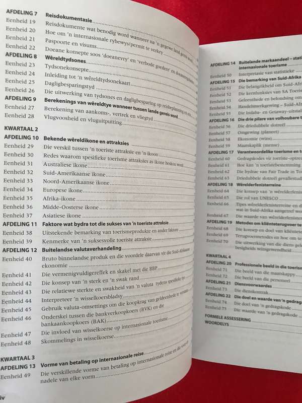 Graad 12: Onderwysersgids Topklas Toerisme