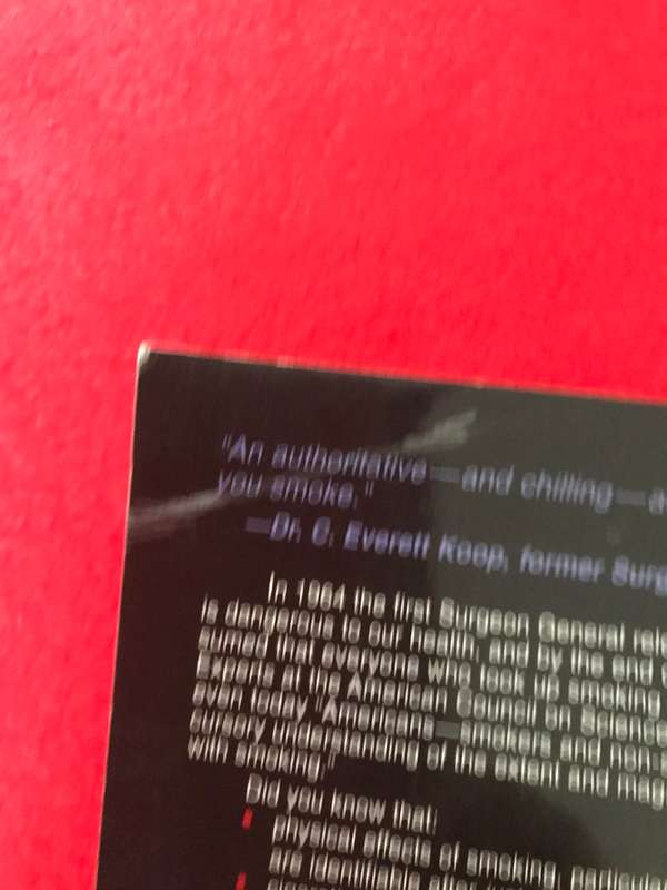 Cigarettes: What the Warning Label Doesn't Tell You