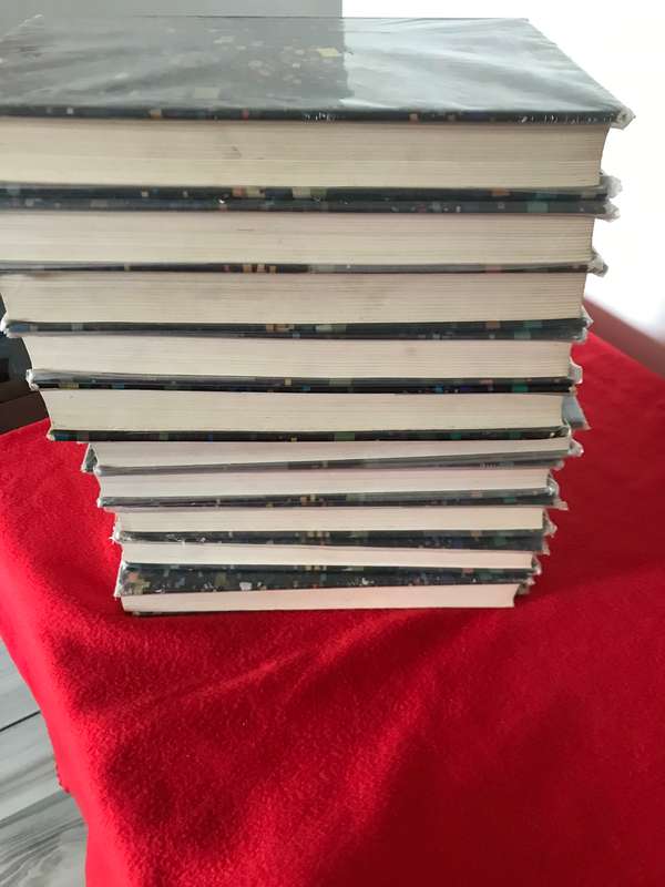 Nuwe Afrikaanse Kinder-Ensiklopedie 1-10 volume with dustcover 1972, 73