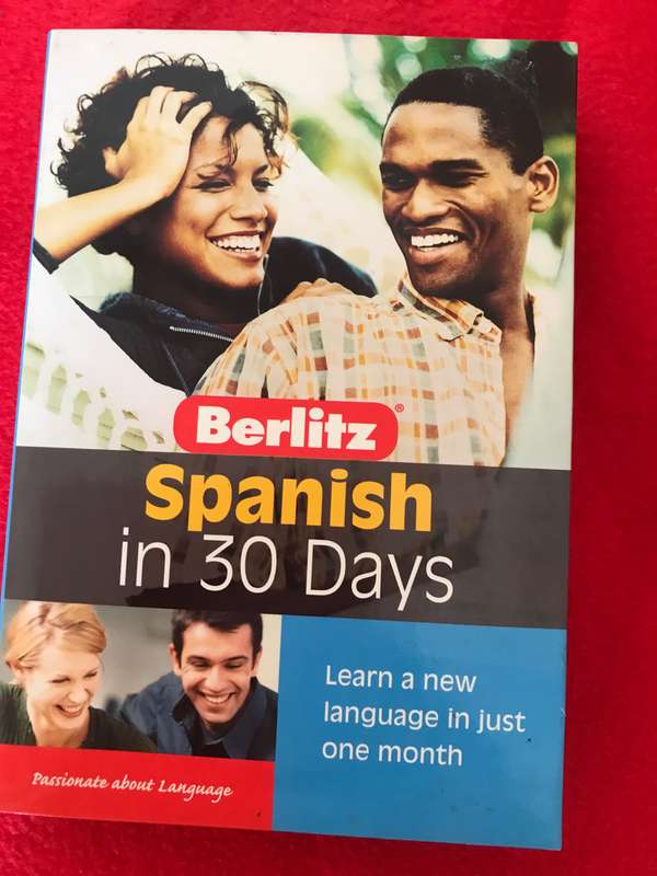 Spanish in 30 Days (Berlitz) Audio CD  and book AS NEW