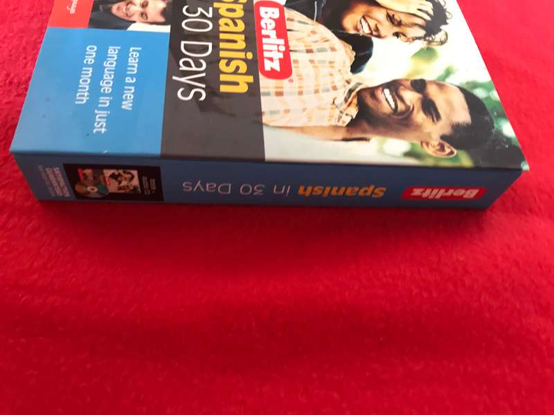 Spanish in 30 Days (Berlitz) Audio CD  and book AS NEW