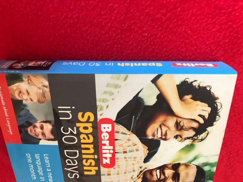 Spanish in 30 Days (Berlitz) Audio CD  and book AS NEW