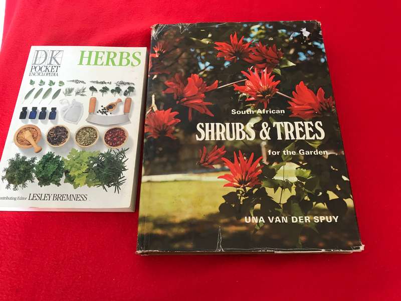 Herbs   + Scrubs and trees for the garden Lot of 2 books