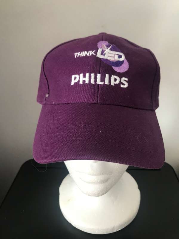 Purple cap embroidery Philips