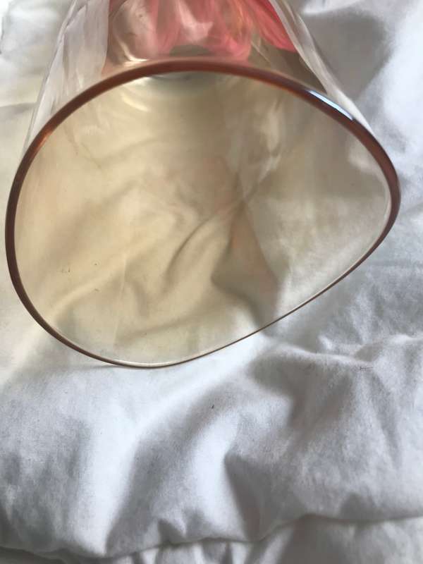 Elegant Yellow curved Glasses x4