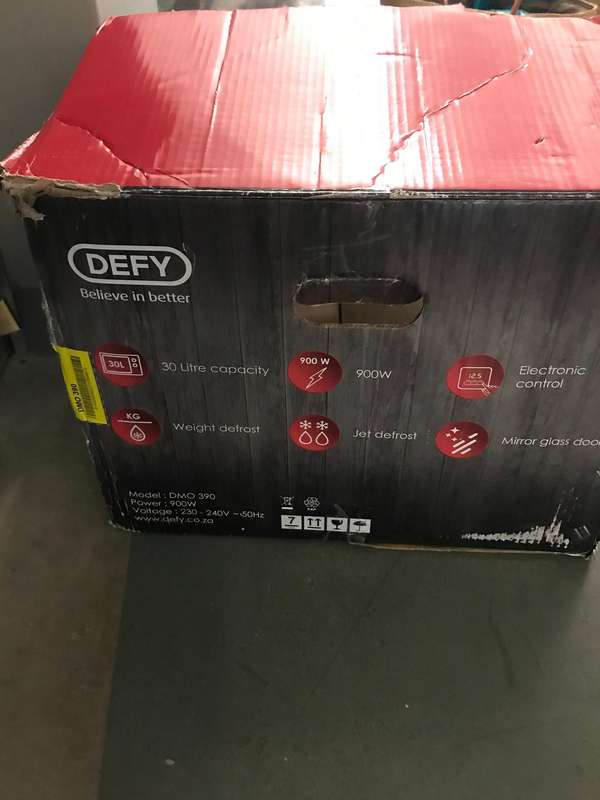 Defy 30L microwave glass plate